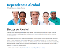 Tablet Screenshot of dependencia-alcohol.com